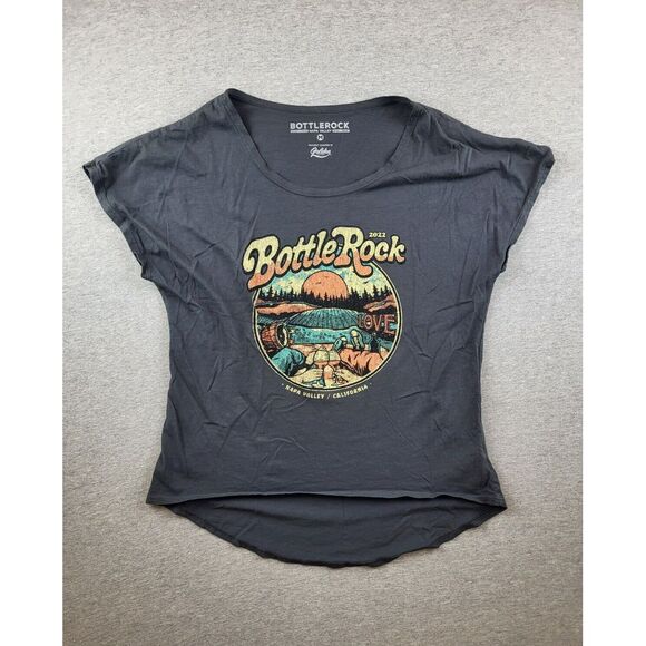 BottleRock Napa 2022 Concert Exclusive T Shirt Womens‎ Medium - Metallica P!NK - Picture 1 of 5